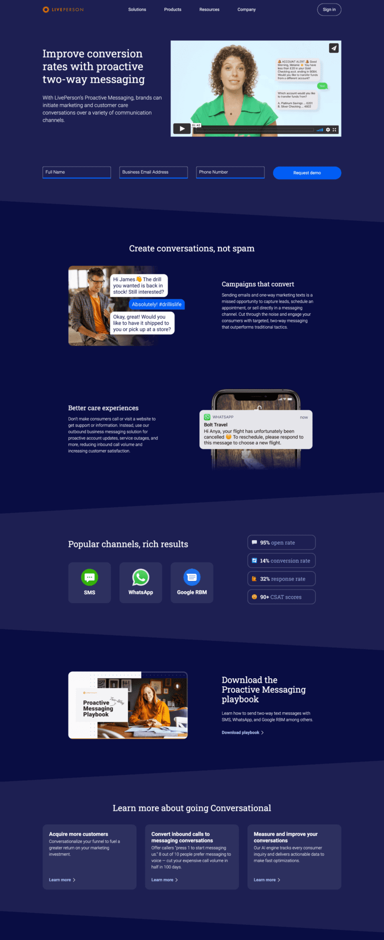 Guía para crear landing page que convierta (con ejemplos) 9 landing page de vídeo, landing page, paginas de aterrizaje, diseño, diseño web, clientes, conversión