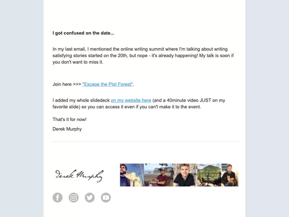 ¡Ups! Cómo disculparse por un error de email marketing 13 Usa palabras positivas
