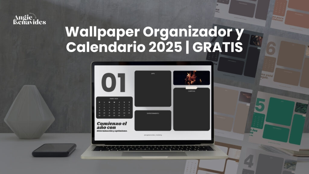 Wallpaper Organizador y Calendario 2025 | GRATIS